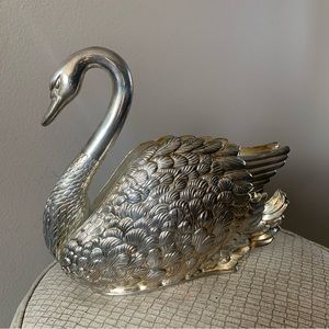 Vintage 1980s Godinger Silver-Plated Letter Holder